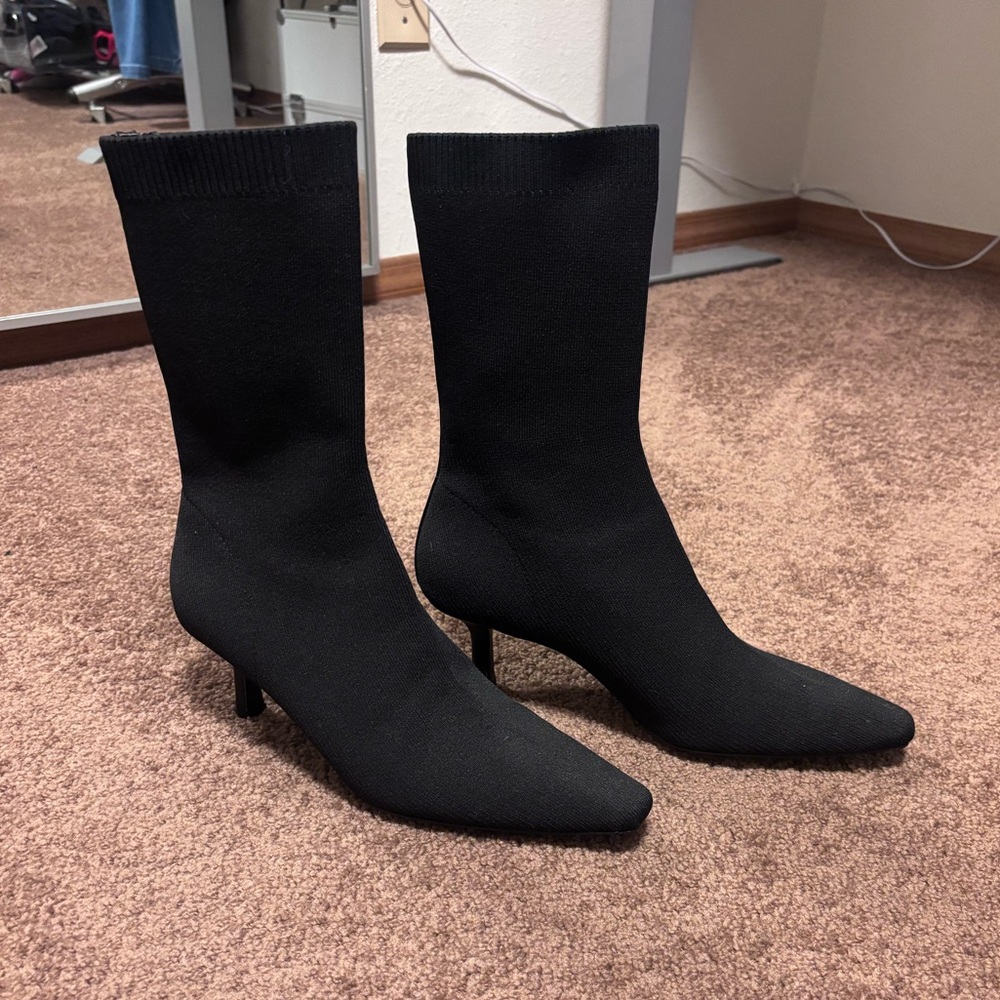 H&M Kitten Heel Boots Sz 8/39